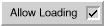 Allow loading